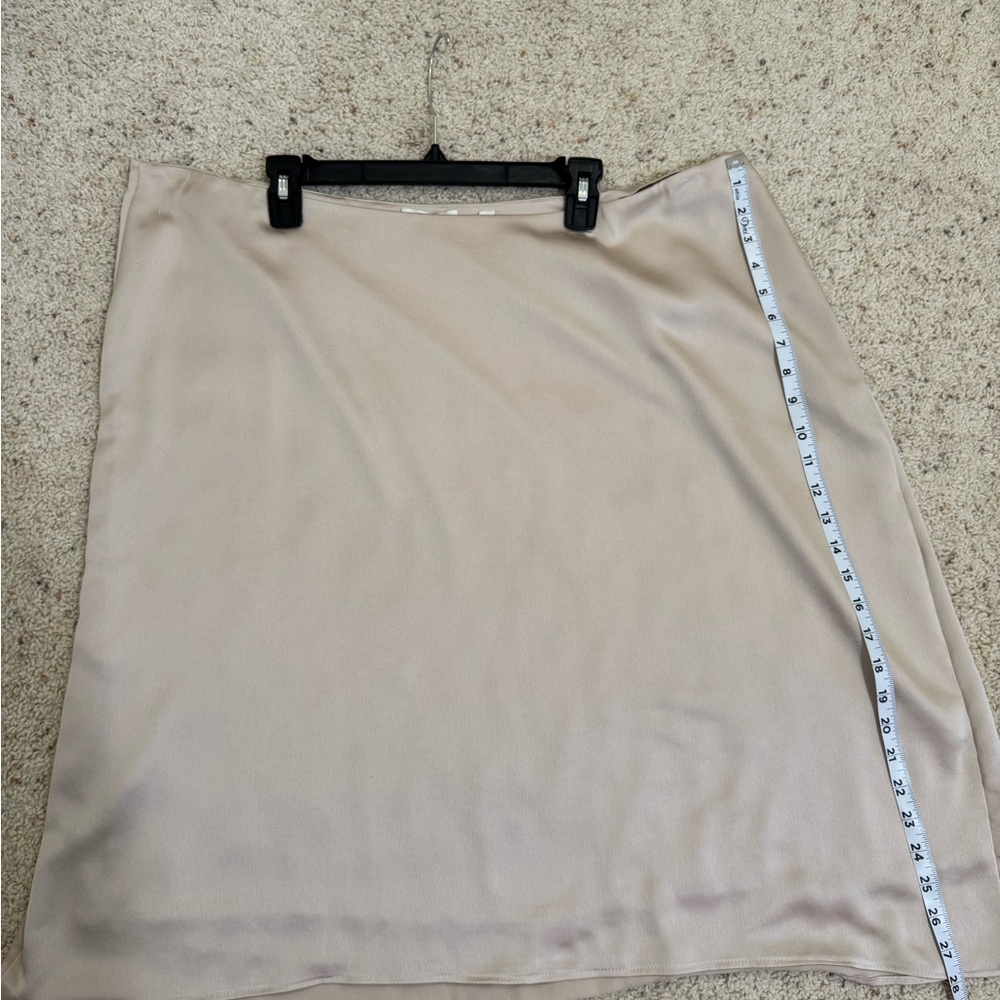 Vince Cream Mini Skirt